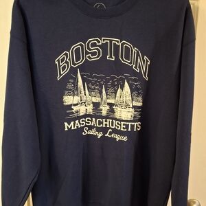 Navy Blue Boston Sailing League Sweatshirt